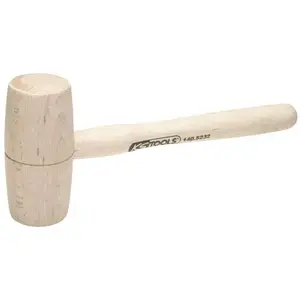 Comparateur de prix : KS Tools Maillet bois 100g - tête Ø40mm - avec manche frêne galbé