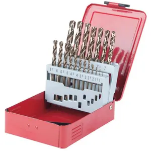 Comparateur de prix : Kstools - Coffret de forets hss-g Co 5, en box métal 19 pcs 1-10mm