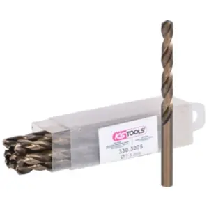 Comparateur de prix : KS Tools 330.3075 Lot de 10 Forets HSS-CO au cobalt 7,5 mm