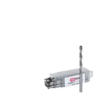 KS Tools 330.2050 Lot de 10 Forets HSS-G meulés 5 mm