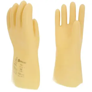 Comparateur de prix : KS TOOLS Gant de protection pour électricien à isolation protectrice, taille 12, classe 1, blanc