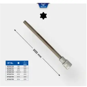 Comparateur de prix : Brilliant Tools - Douille ribe 1/2', longueur 200 mm, M8