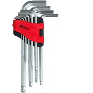Comparateur de prix : Kstools - Jeu de 10 clés longues mâles ks tools - 6 pans