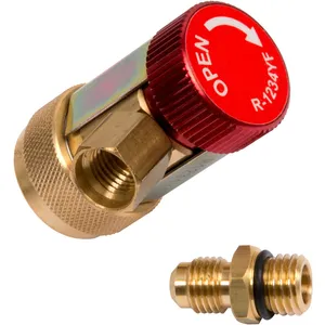 KS Tools 550.1202 - Raccord haute pression 12 mm avec adaptateur 1/4'' - Gaz R1234 pas cher