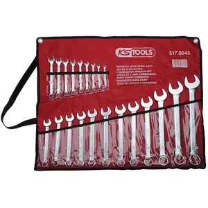 Comparateur de prix : KS Tools Clés combinées 21 pcs avec boîte de rangement 6-32 mm TU