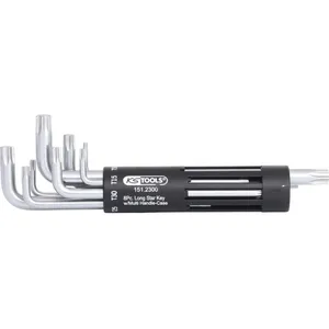 Comparateur de prix : Kstools - ks Tools - Jeu de 8 clés mâles Torx longues T10-T50 - 151.2300
