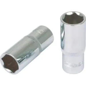 Ks Tools 918.1252 Douille Longue 1/2'' - 6 Pans - 22 mm - Chromeplus