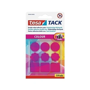 Tesa 594060000000 pack de 9 pastilles rose pas cher