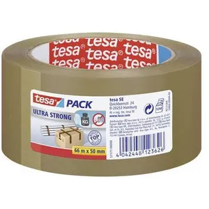 Comparateur de prix : Bande demballagepack tesa 57177-00000-11 marron (L x l) 66 m x 50 mm caoutchouc