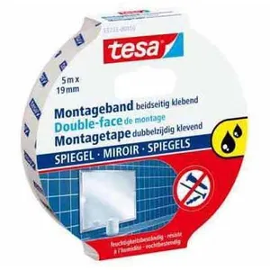 Comparateur de prix : Tesa tesa double-face de montage pour miroir, 19 mm x 1,5 m