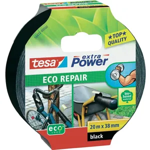 Comparateur de prix : Tesa ruban en toile extra-forte en noir eco réparation de 20x38 mm 56432-00000-00