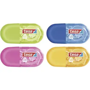 Comparateur de prix : Tesa 59816 6 m Bleu, Vert, Orange, Rose 16pezzo (Les) Ruban de Correction