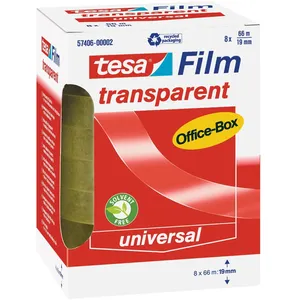 Rouleau adhésif transparent 66mx19mm Tesa pas cher