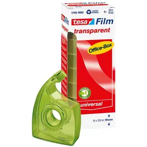 Comparateur de prix : Tesa - film 57404-00002-04 transparent (l x l) 10 m x 19 mm acrylate 8 pc(s) A034621