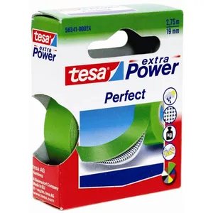 Comparateur de prix : TESA Lot de 10 Rubans toilé adhésif Extra power 19 mm x 2,75 m Vert