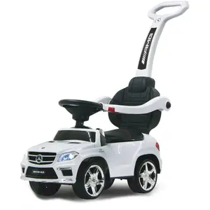 Voiture à Pousser Jamara Mercedes GL63 AMG – Canne Parentale, Sons, Klaxon, Siège Cuir Synthétique