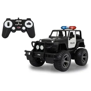 Jamara Véhicule radiocommandé Jeep Wrangler Police 1:14 2,4GHz pas cher