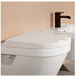 Comparateur de prix : Villeroy & Boch Abattant WC architectura declipsable avec frein de chute (98M9C101)