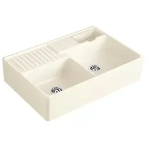 Villeroy & Boch Evier cuisine  Tradition Creme CeramicPlus avec vidage manuel TUVendu paramazon