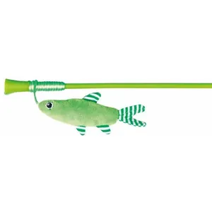 Trixie - Canne à pêche poisson, en plast, /peluche, catnip 42 cmVendu parzooplus