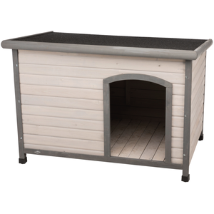 Natura Niche Classic à Toit Plat pour Chiens Gris Taille L 116 x 82 x 79 cmVendu parkaufland