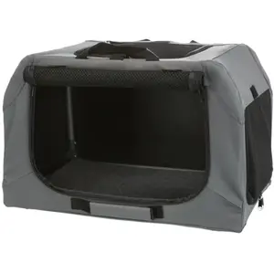 Trixie Trixie Caisse De Transport Pour Chiens Easy Soft Xs/S Gris pas cher