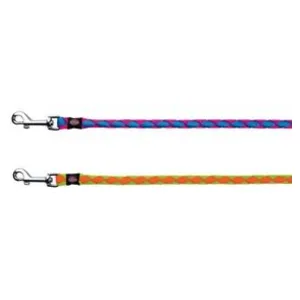 TRIXIE Cavo laisse - L-XL : 1mxØ18mm - Noir et argent - Pour chien pas cher
