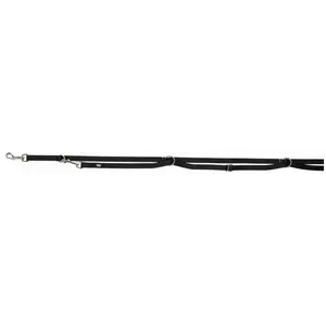 Laisse réglable TRIXIE Premium - Extra longue - XS S: 3m - 15mm - Noir pas cher