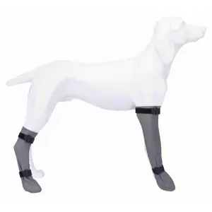 Comparateur de prix : Trixie Chaussette De Protection, Silicone - Xl: 12 Cm/45 Cm, Gris