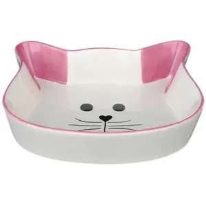 Trixie Ecuelle Céramique Visage De Chat, 0,25 L/12 Cm - 24494