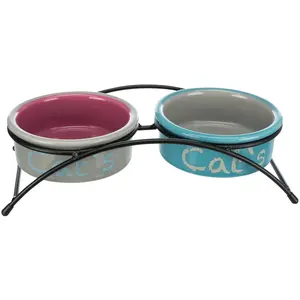 Comparateur de prix : Set Ecuelles Ceramique Pour Chien - Trixie