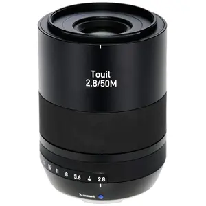Comparateur de prix : Zeiss Objectif Touit T* 50mm f/2,8 compatible avec FUJIFILM X + paresoleil