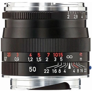 Comparateur de prix : Carl Zeiss Planar-ZM 2.0/50mm T* Noir