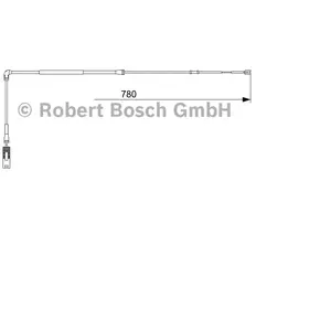 Comparateur de prix : Contact d'avertissement, usure des plaquettes de frein AP380 Bosch AP380