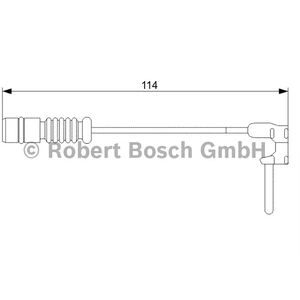 Comparateur de prix : Contact d'avertissement, usure des plaquettes de frein AP382 Bosch AP382