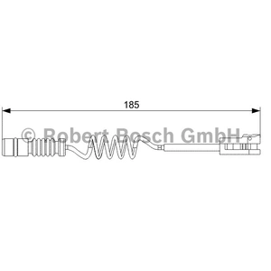 Comparateur de prix : Contact d'avertissement, usure des plaquettes de frein AP808 Bosch AP808