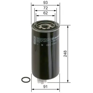Bosch Boîte de filtre à carburant pas cher