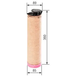 BOSCH Filtre à air secondaire (Ref: F 026 400 242) pas cher