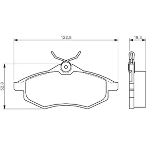 Comparateur de prix : BOSCH Plaquettes de frein X4 pour CITROËN: C3, C2 (Ref: 0 986 494 262)