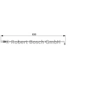 Contact d'avertissement, usure des plaquettes de frein AP315 Bosch AP315 pas cher
