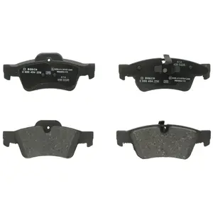Jeu de 4 plaquettes de frein BOSCH 0 986 494 256 - Réf. 0986494256
