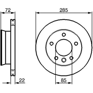 Disque de frein BD1079 Bosch BD1079 pas cher