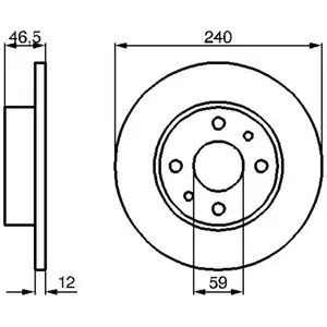 Comparateur de prix : Disque de frein BOSCH 0 986 478 353 avant, plein, 1 pièce