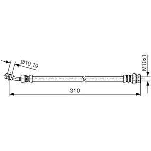 Comparateur de prix : BOSCH Flexible de frein pour KIA: Ceed (Ref: 1 987 481 416)