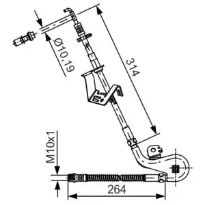 Bosch 1987481427 Flexible de frein