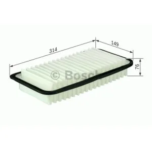 BOSCH Filtre à air pour TOYOTA: Yaris (Ref: F 026 400 143) pas cher