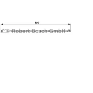 Contact d'avertissement, usure des plaquettes de frein AP826 Bosch AP826 pas cher