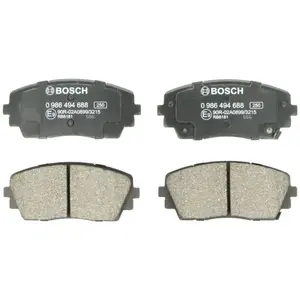 BOSCH Plaquettes de frein X4 pour KIA: Picanto (Ref: 0 986 494 688) pas cher