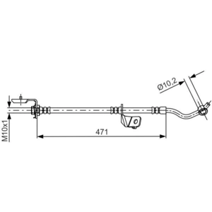 Comparateur de prix : BOSCH Flexible de frein pour KIA: Sportage & HYUNDAI: ix35 (Ref: 1 987 481 716)