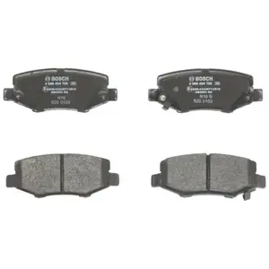 Bosch Automotive Jeu de 4 plaquettes de frein, Essieu arrière, par ex. pour Dodge, Jeep pas cher